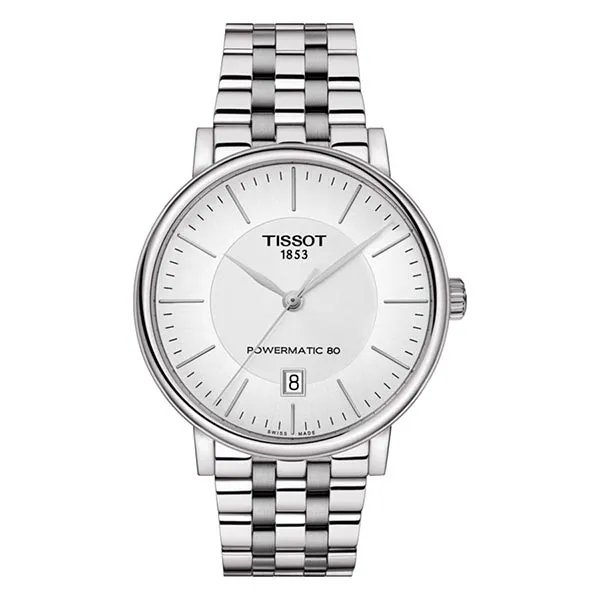 Đồng Hồ Nam Tissot Carson Powermatic 80 T122.407.11.031.00 Màu Bạc