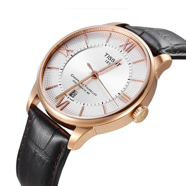 Đồng Hồ Nam Tissot Chemin Des Tourelles Automatic Watch T099.407.36.038.00 Màu Nâu