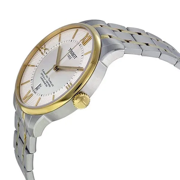 Đồng Hồ Nam Tissot Chemin Des Tourelles Chronomerter T099.408.22.038.00 Màu Bạc Trắng - Đồng hồ - Vua Hàng Hiệu