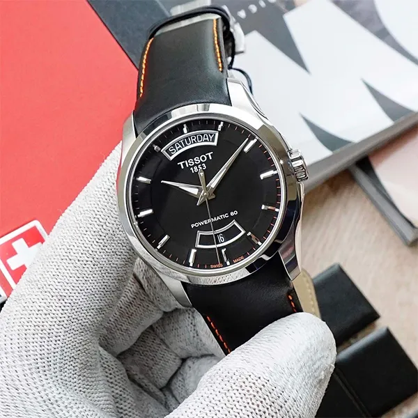 Đồng Hồ Nam Tissot Couturier Automatic Black Dial Men's Watch T035.407.16.051.03 Màu Đen Bạc