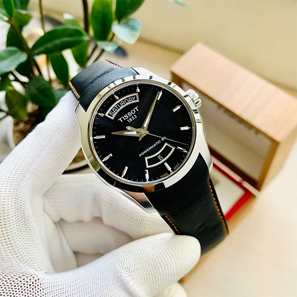 Đồng Hồ Nam Tissot Couturier Automatic Black Dial Men's Watch T035.407.16.051.03 Màu Đen Bạc