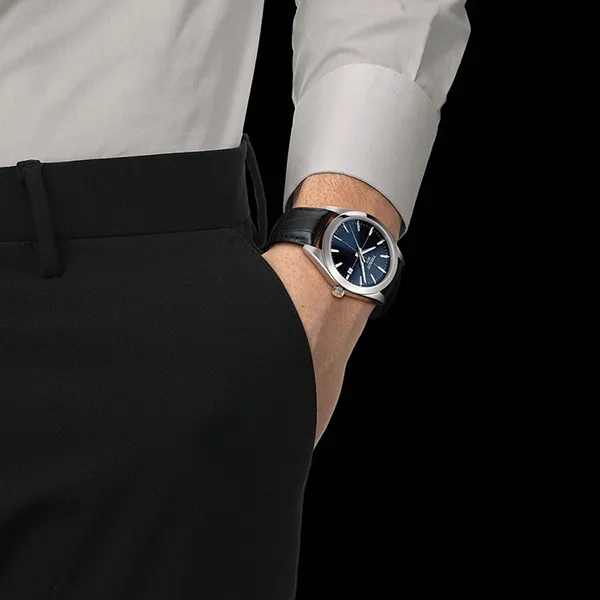 Đồng Hồ Nam Tissot Gentleman T127.410.16.041.01 Màu Đen Bạc