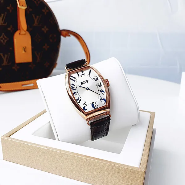 Đồng Hồ Nam Tissot Heritage Porto T128.509.36.032.00 Màu Nâu Bạc