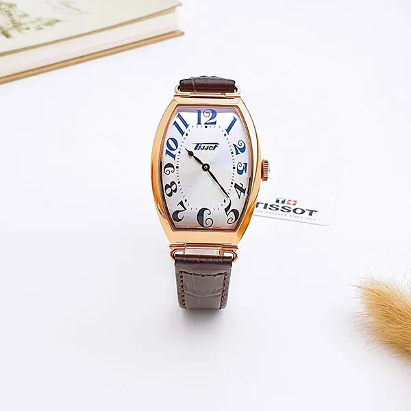 Đồng Hồ Nam Tissot Heritage Porto T128.509.36.032.00 Màu Nâu Bạc