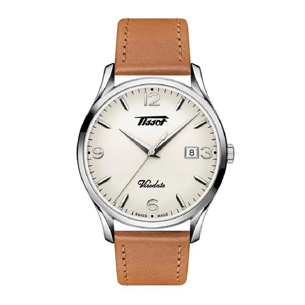 Đồng Hồ Nam Tissot Heritage Visodate T118.410.16.277.00 Màu Nâu Vàng
