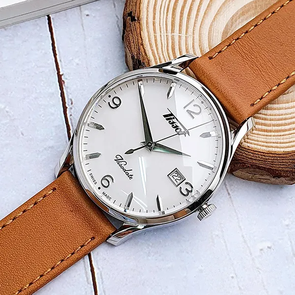 Đồng Hồ Nam Tissot Heritage Visodate T118.410.16.277.00 Màu Nâu Vàng