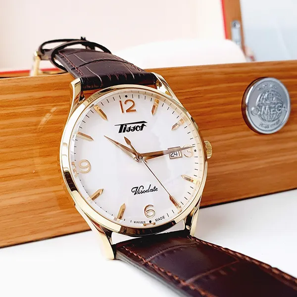 Đồng Hồ Nam Tissot Heritage Visodate T118.410.36.277.00 Màu Trắng Nâu - Đồng hồ - Vua Hàng Hiệu