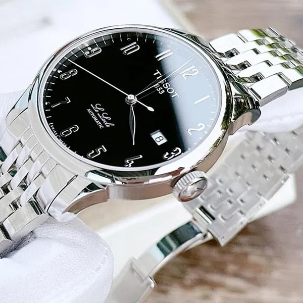 Đồng Hồ Nam Tissot Le Locle Automatic T41.1.483.52 Màu Đen Bạc