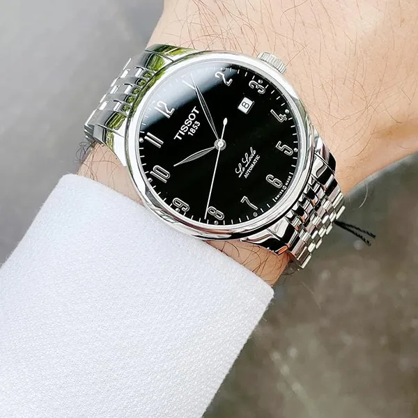 Đồng Hồ Nam Tissot Le Locle Automatic T41.1.483.52 Màu Đen Bạc