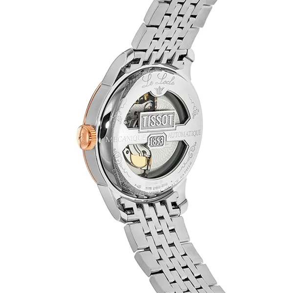 Đồng Hồ Nam Tissot Le Locle Automatic Watch T006.407.22.033.00 Màu Bạc/Vàng Hồng