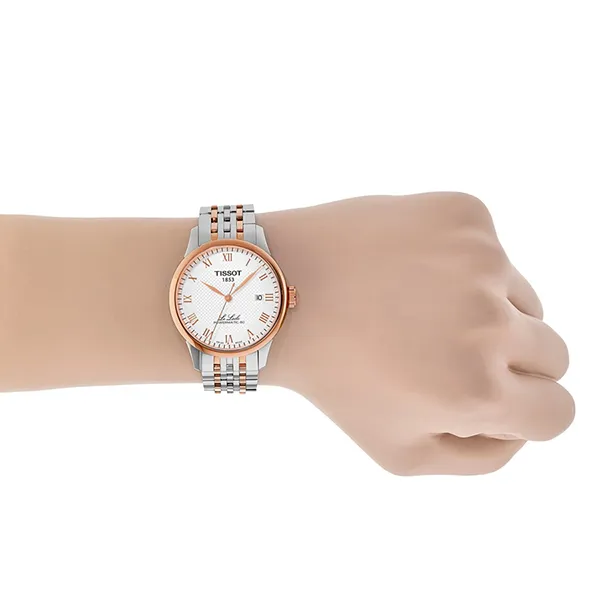 Đồng Hồ Nam Tissot Le Locle Automatic Watch T006.407.22.033.00 Màu Bạc/Vàng Hồng