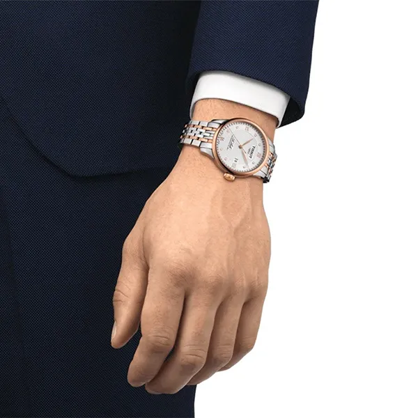 Đồng Hồ Nam Tissot Le Locle Automatic Watch T006.407.22.033.00 Màu Bạc/Vàng Hồng