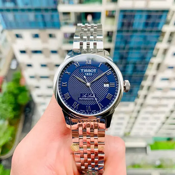 Đồng Hồ Nam Tissot Le Locle Powermatic 80 T006.407.11.043.00 Màu Xanh Bạc