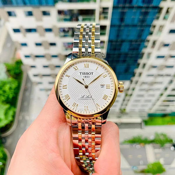 Đồng Hồ Nam Tissot Le Locle Powermatic 80 T006.407.22.033.01 Màu Demi (Vàng - Bạc)