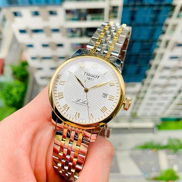 Đồng Hồ Nam Tissot Le Locle Powermatic 80 T006.407.22.033.01 Màu Demi (Vàng - Bạc)