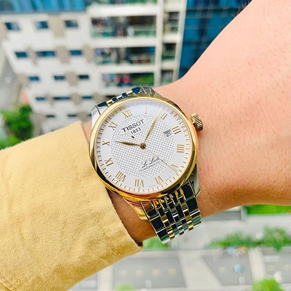 Đồng Hồ Nam Tissot Le Locle Powermatic 80 T006.407.22.033.01 Màu Demi (Vàng - Bạc)