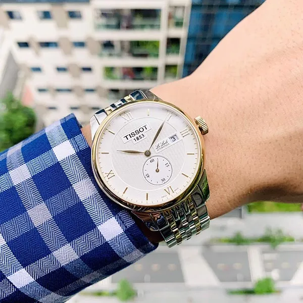 Đồng Hồ Nam Tissot Le Locle T006.428.22.038.01 Màu Vàng Trắng