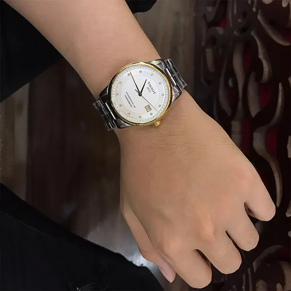 Đồng Hồ Nam Tissot Luxury Automatic Watch T086.408.22.036.00 Màu Bạc/Vàng