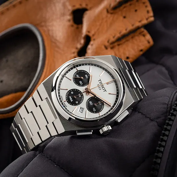 Đồng Hồ Nam Tissot Prx Chronograph T137.427.11.011.00 Màu Bạc Trắng