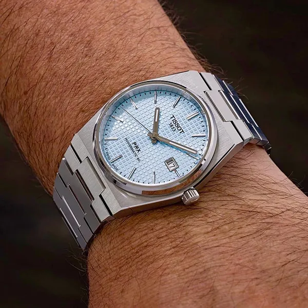 Đồng Hồ Nam Tissot PRX Powermatic 80 Ice Blue T137.207.11.351.00 Màu Xanh Bạc - Đồng hồ - Vua Hàng Hiệu