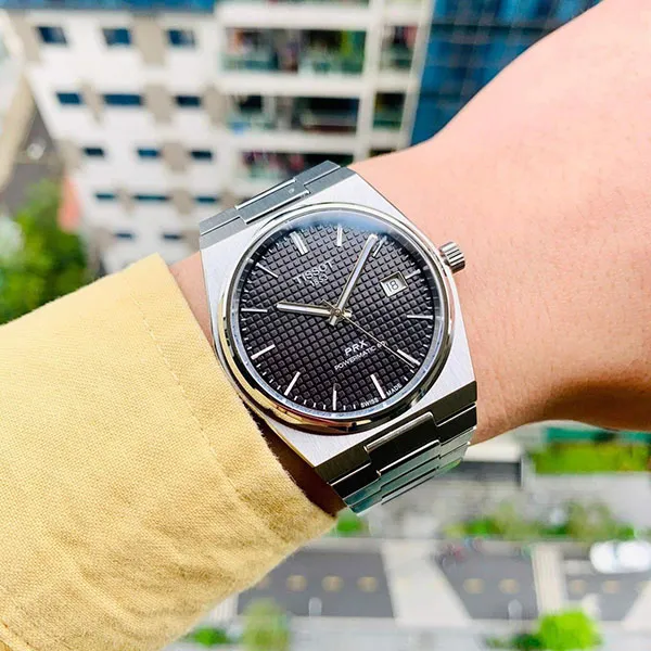 Đồng Hồ Nam Tissot Prx Powermatic 80 T137.407.11.051.00 Màu Đen Bạc - Đồng hồ - Vua Hàng Hiệu