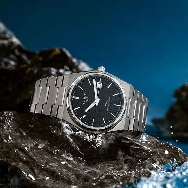 Đồng Hồ Nam Tissot Prx Powermatic 80 T137.407.11.051.00 Màu Đen Bạc - Đồng hồ - Vua Hàng Hiệu