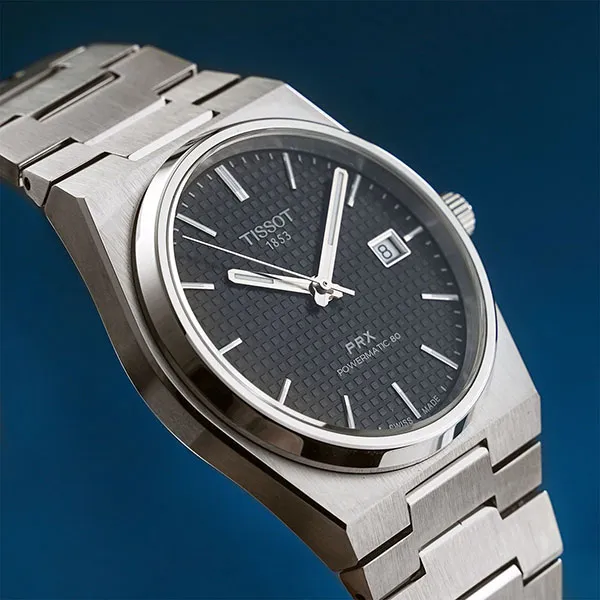 Đồng Hồ Nam Tissot Prx Powermatic 80 T137.407.11.051.00 Màu Đen Bạc - Đồng hồ - Vua Hàng Hiệu
