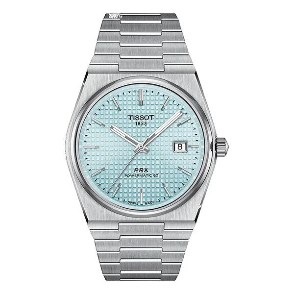Đồng Hồ Nam Tissot PRX Powermatic 80 T137.407.11.351.00 Màu Bạc Phối Xanh - Đồng hồ - Vua Hàng Hiệu