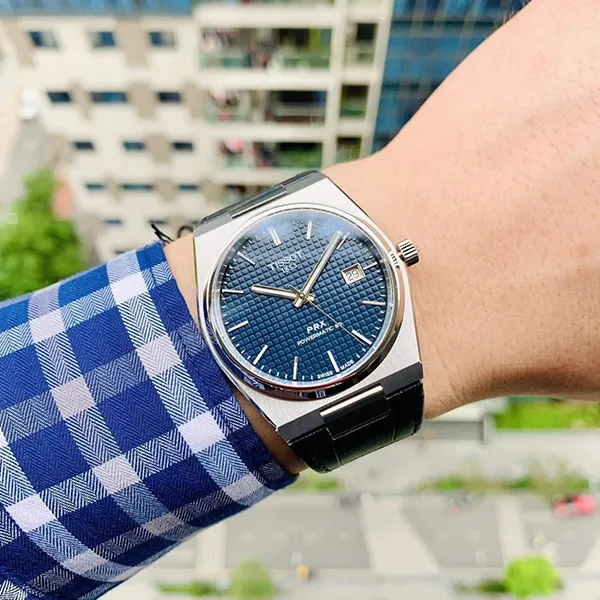 Đồng Hồ Nam Tissot PRX Powermatic 80 Automatic Blue Dial Men's Watch T1374071604100 Màu Xanh Đậm - Đồng hồ - Vua Hàng Hiệu