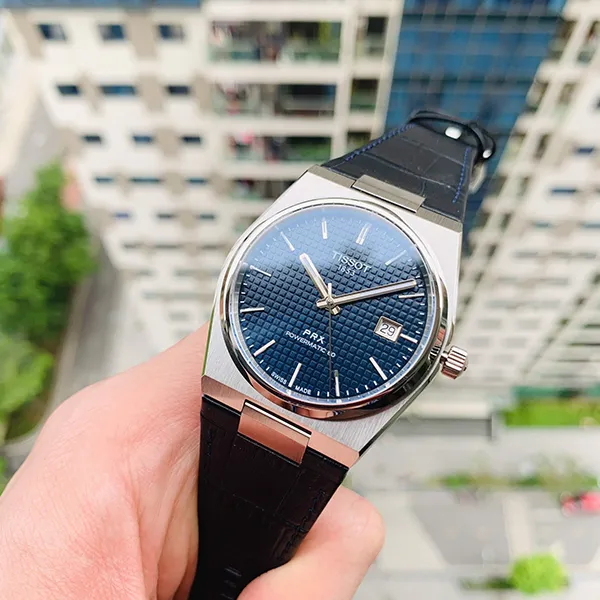 Đồng Hồ Nam Tissot PRX Powermatic 80 Automatic Blue Dial Men's Watch T1374071604100 Màu Xanh Đậm - Đồng hồ - Vua Hàng Hiệu