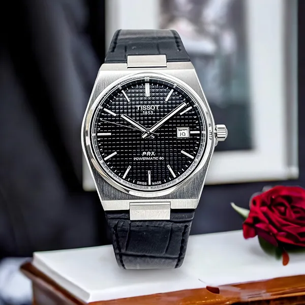 Đồng Hồ Nam Tissot Prx Powermatic 80 T137.407.16.051.00 Màu Đen Bạc - Đồng hồ - Vua Hàng Hiệu