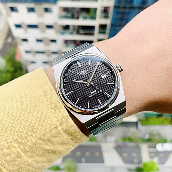 Đồng Hồ Nam Tissot Prx Powermatic 80 T137.407.16.051.00 Màu Đen Bạc - Đồng hồ - Vua Hàng Hiệu