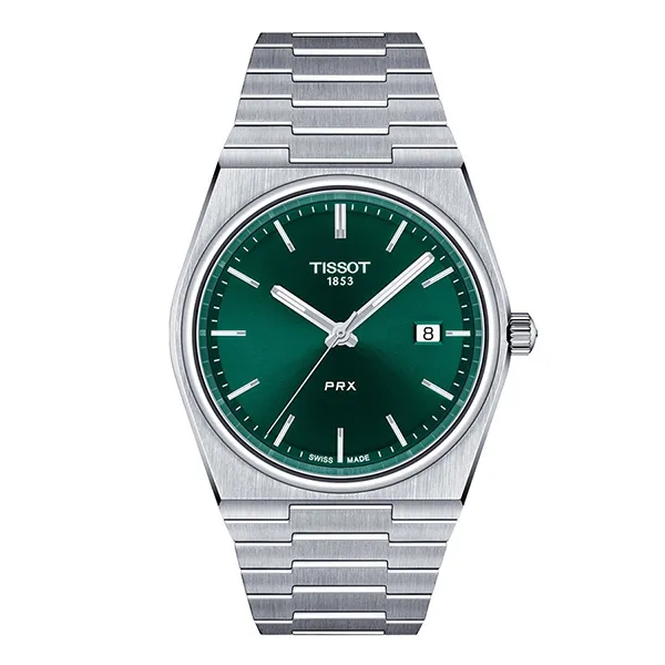 Đồng Hồ Nam Tissot PRX Quartz T137.410.11.091.00 Màu Xanh Bạc