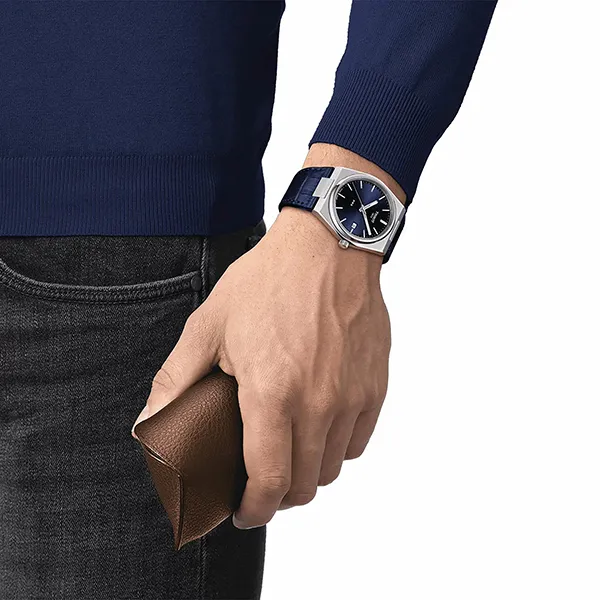 Đồng Hồ Nam Tissot PRX Quartz T137.410.16.041.00 Màu Xanh Navy