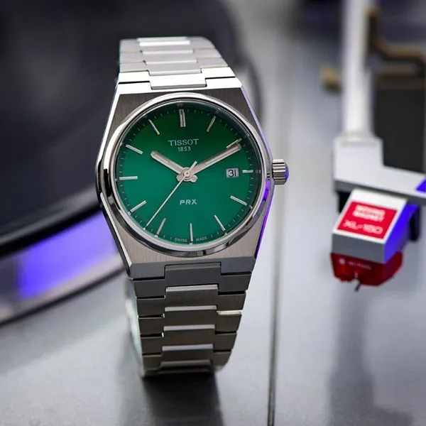 Đồng Hồ Nam Tissot Prx T137.210.11.081.00 Màu Xanh Bạc - Đồng hồ - Vua Hàng Hiệu