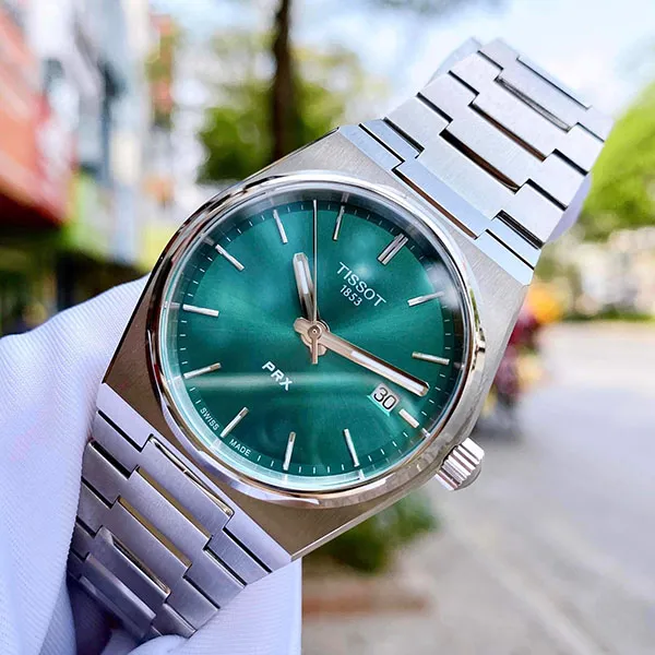 Đồng Hồ Nam Tissot Prx T137.210.11.081.00 Màu Xanh Bạc - Đồng hồ - Vua Hàng Hiệu