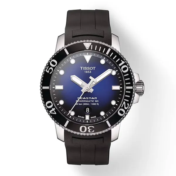 Đồng Hồ Nam Tissot Seastar 1000 Powermatic 80 T120.407.17.041.00 Màu Xanh Đen