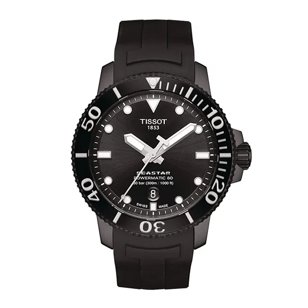 Đồng Hồ Nam Tissot Seastar 1000 Powermatic 80 T120.407.37.051.00 Màu Đen - Đồng hồ - Vua Hàng Hiệu