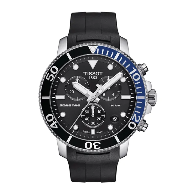Đồng Hồ Nam Tissot Seastar Quartz Chronograph Watch T120.417.17.051.02 Màu Đen