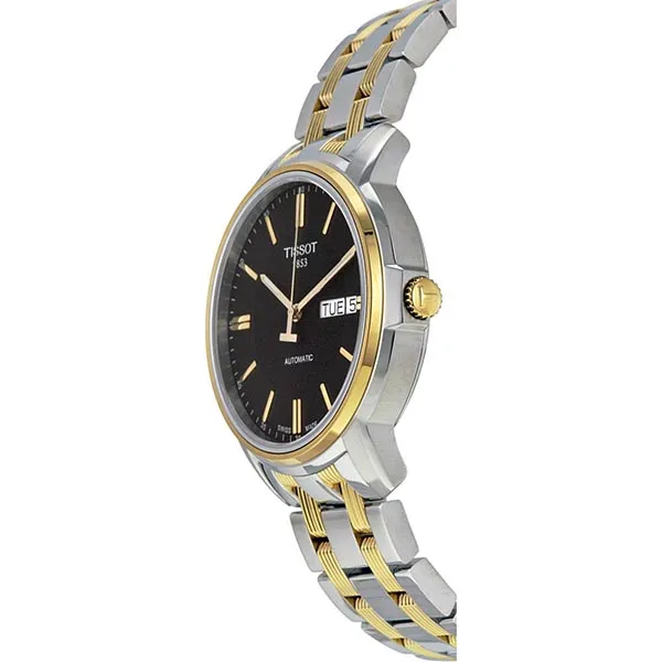Đồng Hồ Nam Tissot T-Classic Automatic III Day Date T065.430.22.051.00 Màu Đen Vàng