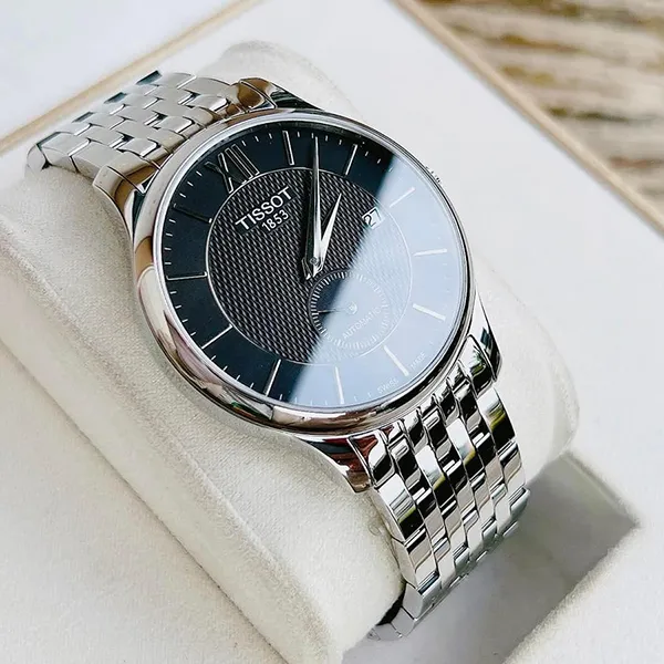 Đồng Hồ Nam Tissot Tradition Automatic Small Seconds Watch T063.428.11.058.00 Màu Đen