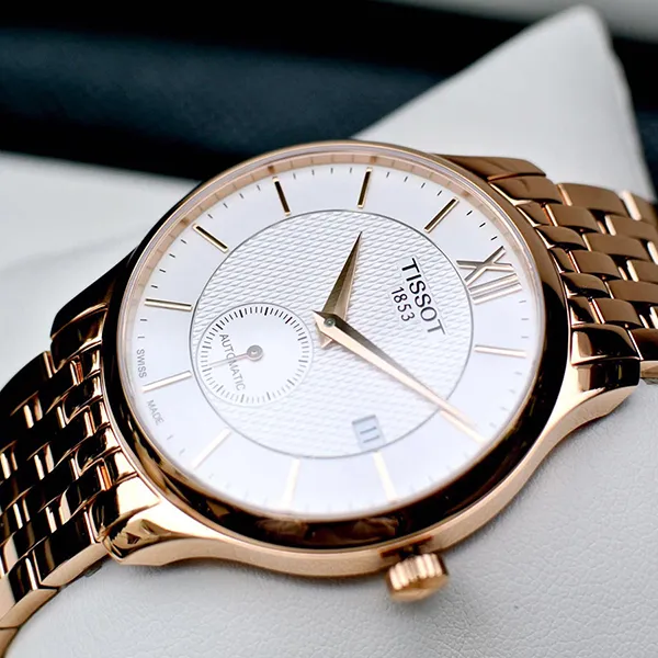 Đồng Hồ Nam Tissot Tradition Automatic Small Seconds Watch T063.428.33.038.00 Màu Vàng Hồng - Đồng hồ - Vua Hàng Hiệu
