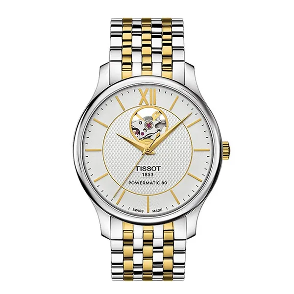 Đồng Hồ Nam Tissot Tradition Automatic Watch T063.907.22.038.00 Màu Bạc - Vàng - Đồng hồ - Vua Hàng Hiệu