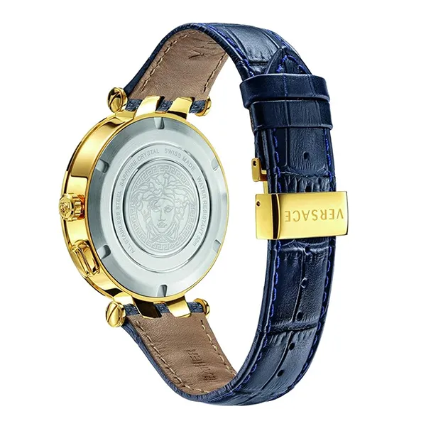 Đồng Hồ Nam Versace V-Race Quartz Blue Dial Leather Watch VEBV00219 Màu Xanh Lam - Đồng hồ - Vua Hàng Hiệu