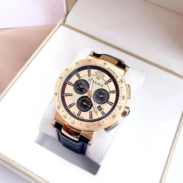 Đồng Hồ Nam Versace VFG150016 Màu Đen/Vàng Hồng