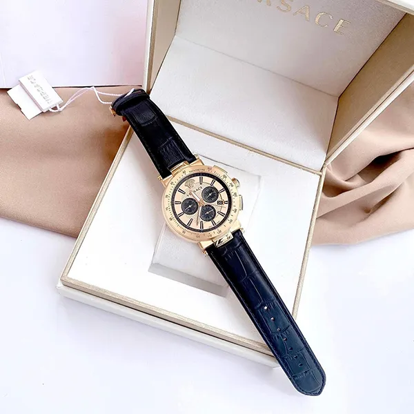 Đồng Hồ Nam Versace VFG150016 Màu Đen/Vàng Hồng