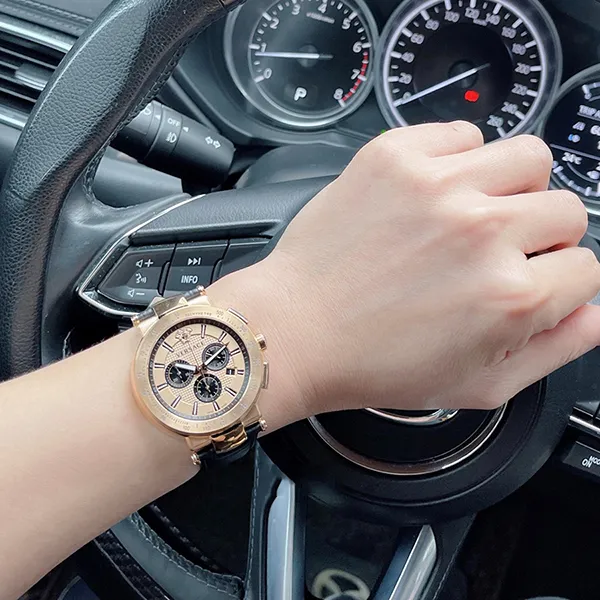 Đồng Hồ Nam Versace VFG150016 Màu Đen/Vàng Hồng