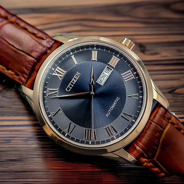 Đồng Hồ Nam Citizen Automatic NH8363-14H Màu Nâu