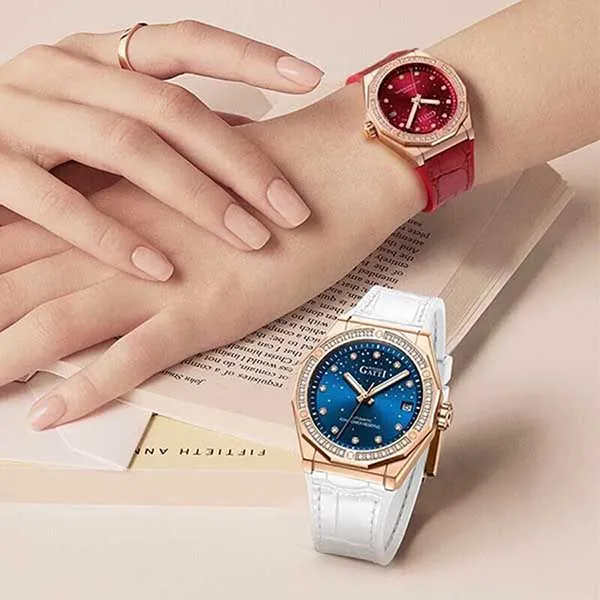 Đồng Hồ Nữ Bonest Gatti Starry Watch BG8902-L5 Màu Đỏ Hồng