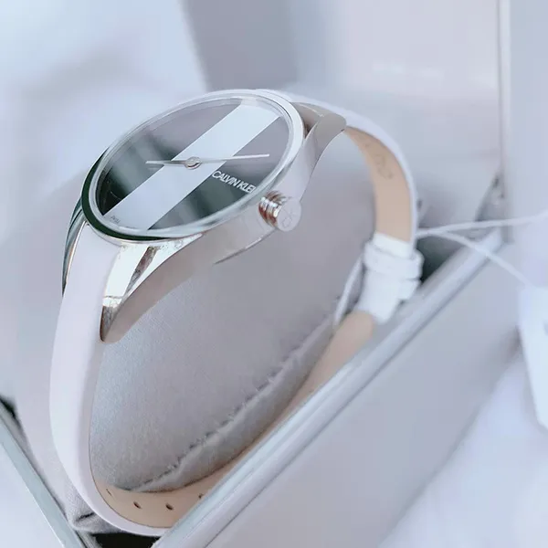 Đồng Hồ Nữ Calvin Klein Rebel K8P231L1 Màu Đen Trắng
